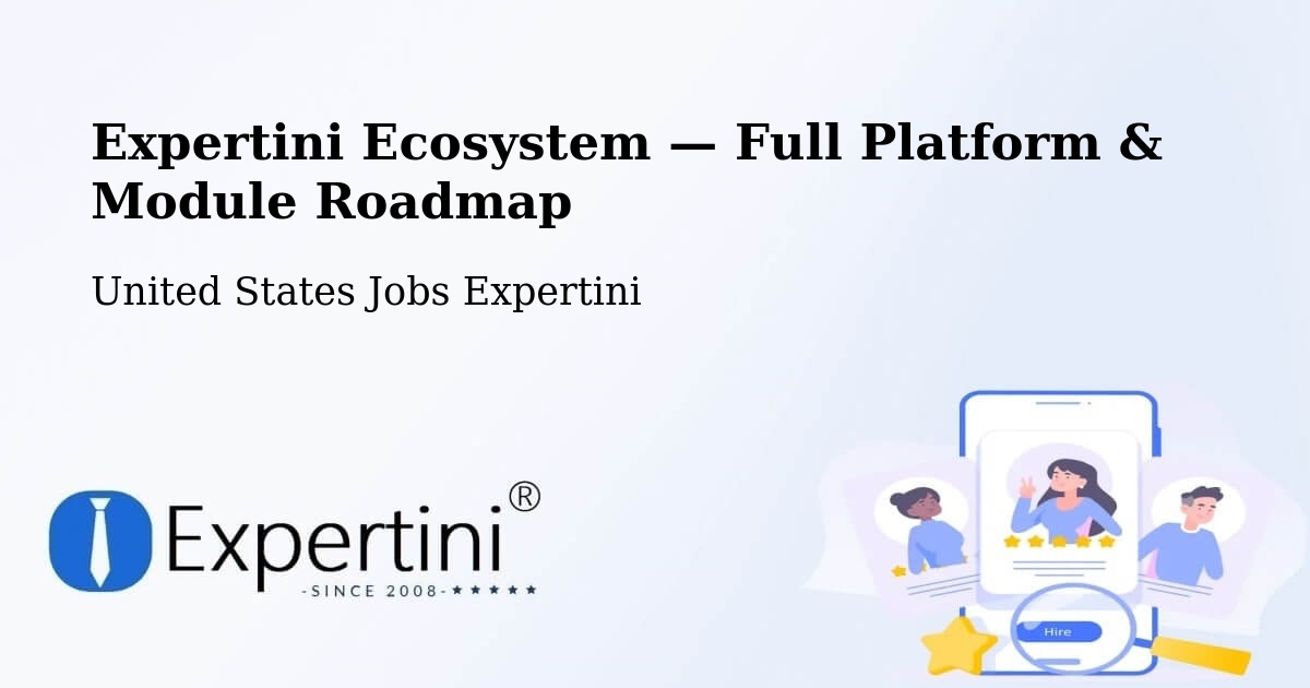 Expertini Ecosystem — Full Platform & Module Roadmap – Estero