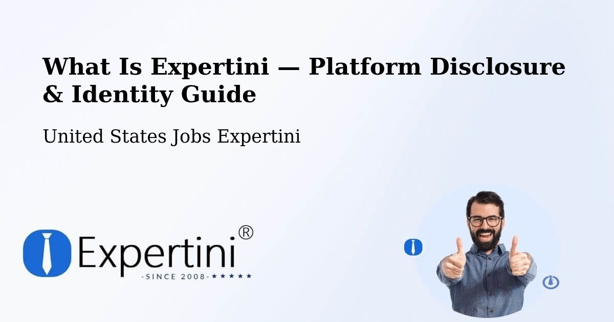What Is Expertini — Platform Disclosure & Identity Guide – Estero